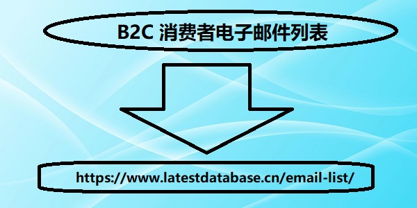 B2C 消费者电子邮件列表